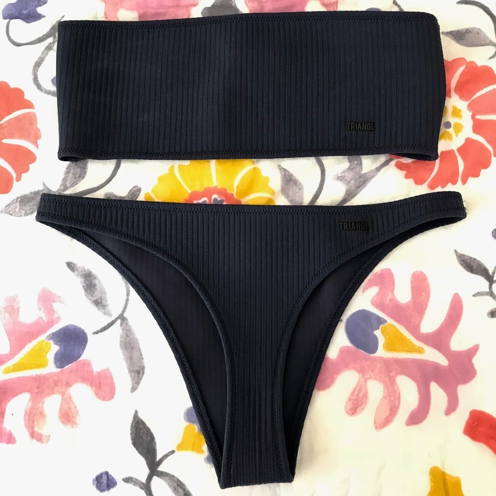 TWINNIE Style TRIANGL Bikini in MIDNIGHT
